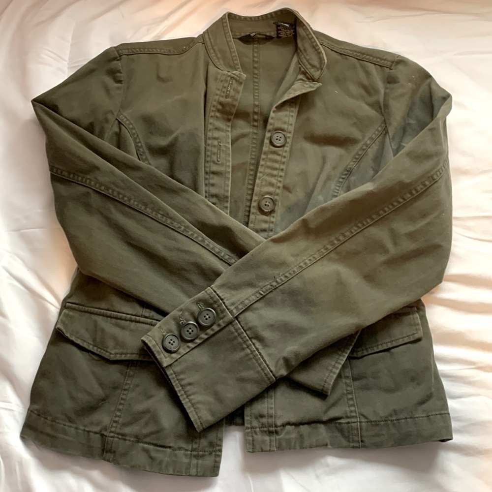 Hobo aesthetic ~ Green Denim Jacket